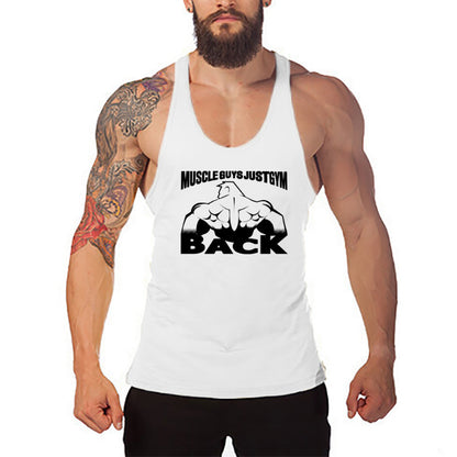 Muscle Men's Fitness Vest Cotton T-shirt