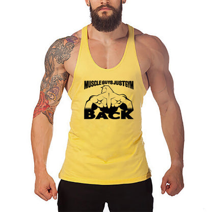 Muscle Men's Fitness Vest Cotton T-shirt